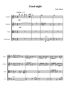 Good Night: Good Night by Vitalii Manyk