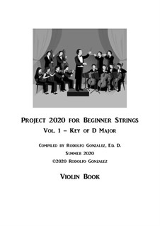 Project 2020 for Beginner Strings: Violin Book by folklore