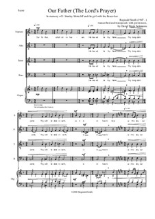 Our Father (The Lord's Prayer): For SATB and organ by Reginald Smith