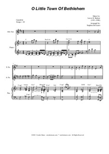 Chamber version: For soprano, alto saxophone and piano by Lewis Henry Redner