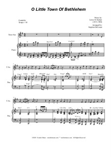 Two instruments version: For tenor saxophone and piano by Lewis Henry Redner