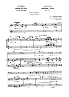 Mazepa, TH 7: Arioso of Mazepa by Pyotr Tchaikovsky