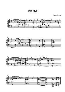 Klavierzyklus Augenblicke: Nr.5 After Four by Andreas Kopeinig