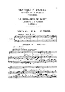 Damnation of Faust, H.33: Movement I-II by Hector Berlioz