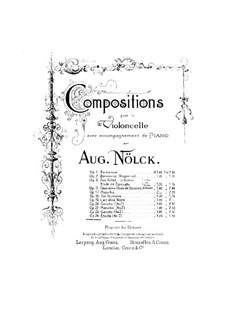 Ten Etudes. Etude No.7, Op.24: Score by August Nölck