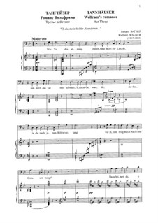 O Star of Eve: For voice and piano by Richard Wagner