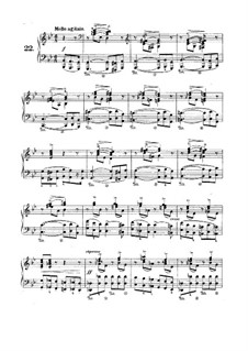 No.22 in G Minor: For piano by Frédéric Chopin
