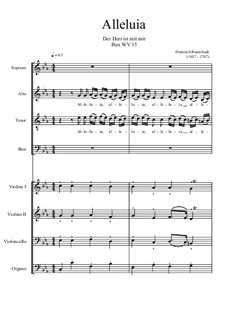 Alleluja: For chamber orchestra by Dietrich Buxtehude
