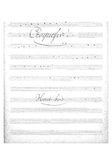 Croquefer: Oboe part by Jacques Offenbach