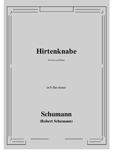 Hirtenknabe: B flat minor by Robert Schumann