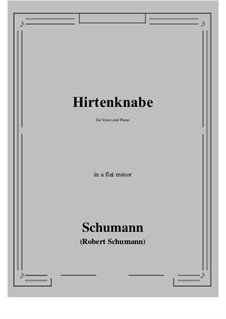 Hirtenknabe: A flat minor by Robert Schumann