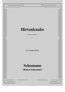 Hirtenknabe: C sharp minor by Robert Schumann