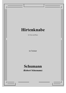 Hirtenknabe: F minor by Robert Schumann