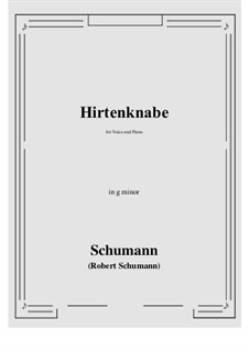 Hirtenknabe: G minor by Robert Schumann
