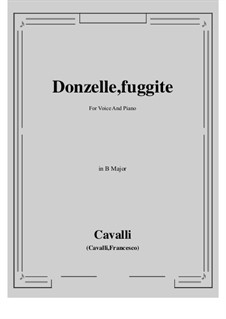 Donzelle, fuggite: B Major by Pietro Francesco Cavalli
