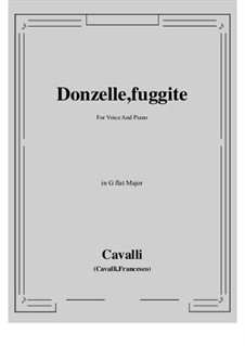 Donzelle, fuggite: G flat Major by Pietro Francesco Cavalli