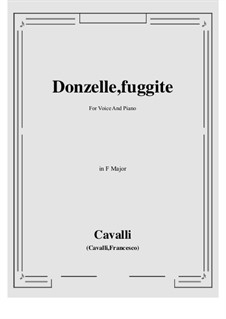 Donzelle, fuggite: F Major by Pietro Francesco Cavalli