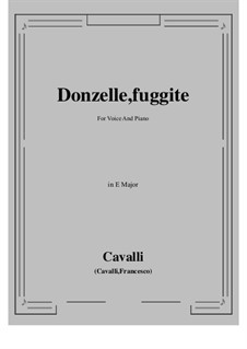 Donzelle, fuggite: E Major by Pietro Francesco Cavalli