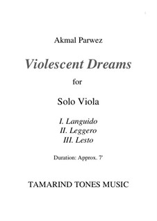 Violescent Dreams: Violescent Dreams by Akmal Parwez