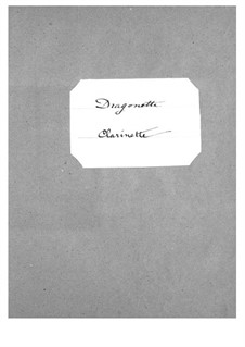 Dragonette: Clarinets part by Jacques Offenbach