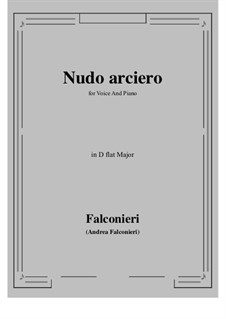 Nudo arciero: D flat Major by Andrea Falconieri