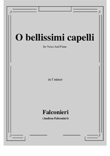 O bellissimi capelli: F minor by Andrea Falconieri