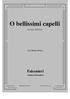 O bellissimi capelli: F sharp minor by Andrea Falconieri