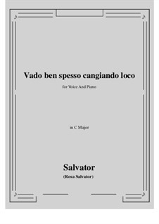 Vado ben spesso cangiando loco: C Major by Salvator Rosa