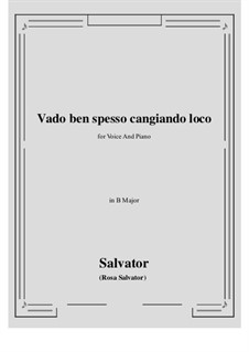 Vado ben spesso cangiando loco: B Major by Salvator Rosa