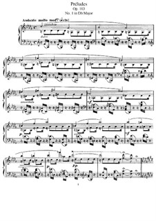 Nine Preludes, Op.103: Prelude No.1 by Gabriel Fauré