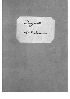 Dragonette: Violins I part by Jacques Offenbach