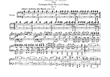 Dance No.3: For piano four hands by Edvard Grieg