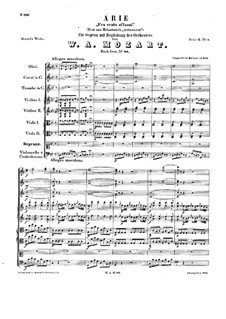 Fra cento affanni, K.88: Fra cento affanni by Wolfgang Amadeus Mozart