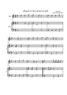 Two instruments version: For oboe and piano by folklore