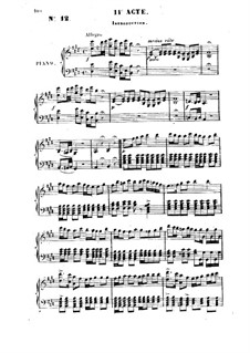 Geneviève de Brabant: Act II – piano-vocal score by Jacques Offenbach