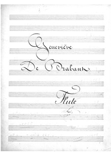 Geneviève de Brabant: Flute part by Jacques Offenbach