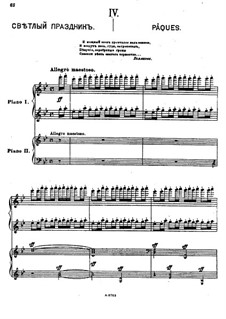 Suite No.1, Op.5: Movement IV by Sergei Rachmaninoff