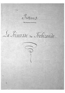 La princesse de Trébizonde: Cornets part by Jacques Offenbach