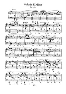 Two Waltzes, Op.Posth: Two Waltzes by Frédéric Chopin
