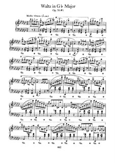 Waltzes, Op. posth.70: Complete set by Frédéric Chopin