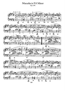 Mazurkas, Op.6: Complete set by Frédéric Chopin