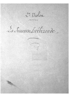 La princesse de Trébizonde: Violins II part by Jacques Offenbach