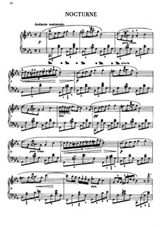 Nocturne in C Minor, B.108 KK IVb/8: For piano by Frédéric Chopin