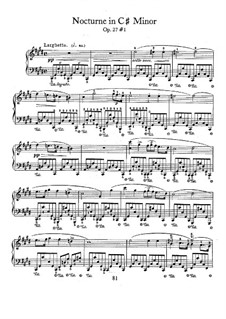 Nocturnes, Op.27: Complete set by Frédéric Chopin