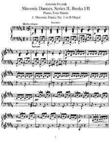 Book II: For piano four hands by Antonín Dvořák