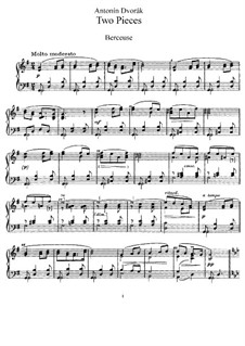 Two Pieces, B.188: Complete set by Antonín Dvořák