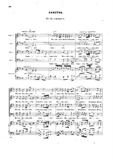 Mass in D Major, Op.10: No.13-18, for soloists, choir and piano by John Knowles Paine