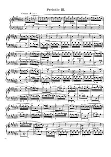 Prelude and Fugue No.3 in C Sharp Major, BWV 848: For piano by Johann Sebastian Bach