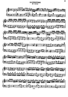 Capriccio in F Major, HWV 481: For piano by Georg Friedrich Händel