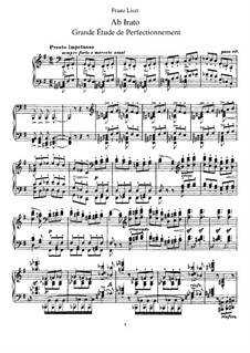 Ab Irato, S.143: For piano by Franz Liszt
